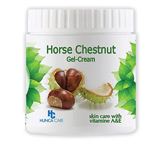 Hunca Care Horse Chestnut Gel Cream, Varicose Veins, Relaxing, Cooling, Soothing Cream for Aching Feet, Legs, Knees, Back, 1 Pack (1 x 500 ml)