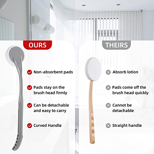 Lotion Applicator for Back, 20.5” Back Lotion Applicator, Back Lotion Applicators for Your Back, Easy Reach and Washable, Back Self Tanner Applic