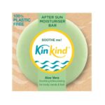 KinKind SOOTHE me! Aloe Vera After Sun lotion bar with Aloe Vera, Shea Butter & Cocoa Butter to soothe and nourish sun kissed skin. No leaking pl