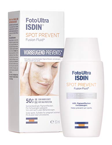 ISDIN FotoUltra Spot Prevent SPF 50+ Fusion Fluid Texture Very High Protection Prevents Pigment Stains 50ml
