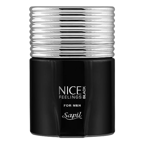 Sapil Perfumes - Eau de Toilette - for Men - NICE FEELINGS BLACK - 75ml (75)