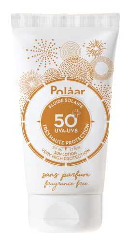 Polåar - Polaar Sun SPF50+ Sunscreen Fluid - Very High Protection Sun Cream - Suitable for Sensitive Skin, No White Marks, Does Not Stick - Vegan