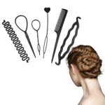 Tail Hair Tool, Braiding Tools Hair Pulling Tools Hair Loop Styling Tools Tail Hair Braiding Twist Curler Kit To Achieve Fast Braiding And Stylis