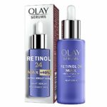 Olay Retinol 24 MAX Night Serum With 40% More Retinol Complex, Advanced Anti-Ageing Face Serum For Firmer Skin, Reduces Wrinkles, Fine Lines And