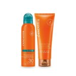 Lancaster Protect & Tan Set For Men | Sun Sport Cooling Body Mist SPF30 200ml + Golden Tan Maximiser After Sun Lotion 150ml