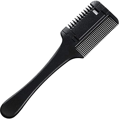 Razor Comb Hair Thinner Comb Hair Styling Razor Comb Hair Cutter Razor Comb Cutting Scissors Double Sided Hair Styling Razor Comb Tool for Hair C