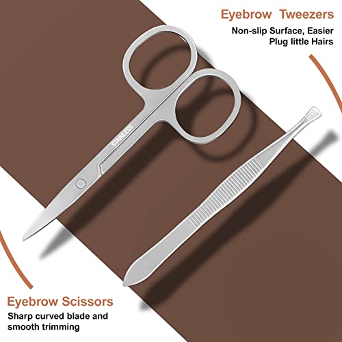 Balala Manicure Set, Nail Clippers Cutters, Professional Stainless Steel Pedicure Care Tools, Grooming Tools Manicure&Pedicure Care, Toe Finger N