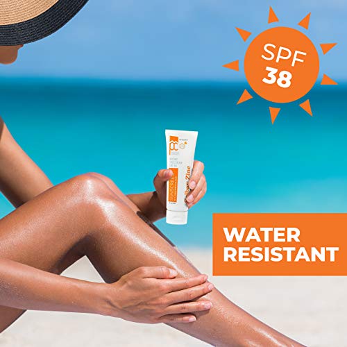 Solbar Sunscreen Zinc with Zinc Oxide Spf 38 Unscented Transparent Cream 4 oz