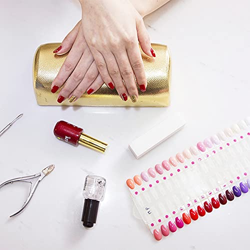 Funwaretech Nail Art Tips Sample Sticks With Metal Split Ring,Colour Nail Polish Practice Display Set,Nail Art Practice Tool Set,Fan-shaped False