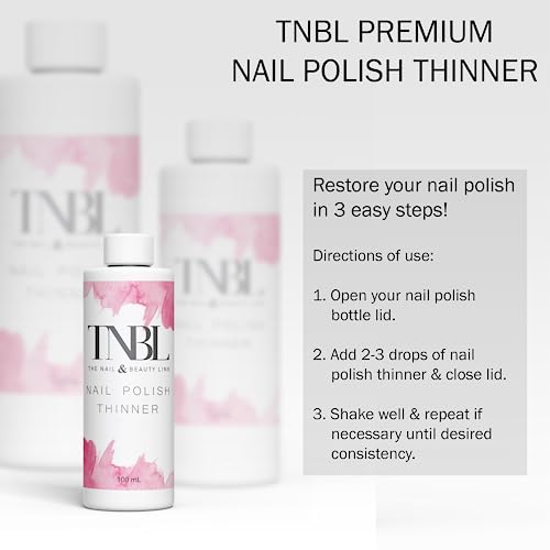 TNBL Nail Polish Thinner + FREE Pipette Tool (100mL)