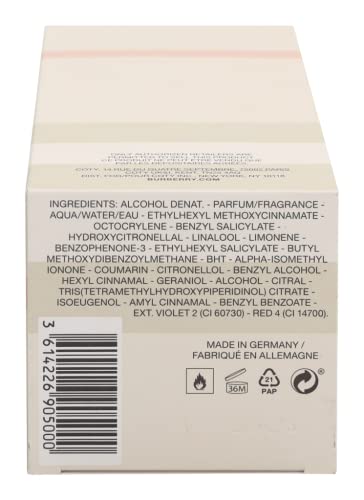 BURBERRY Touch For Women Edp Spray (New Pack) 100 ml (Pack of 1)