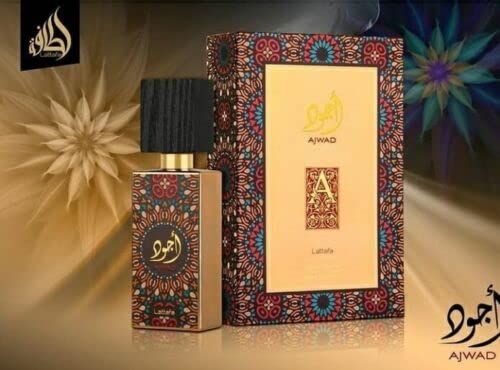 Ajwad Perfum EDP by Lattafa 60ml | New Edition | Unisex | FragMade