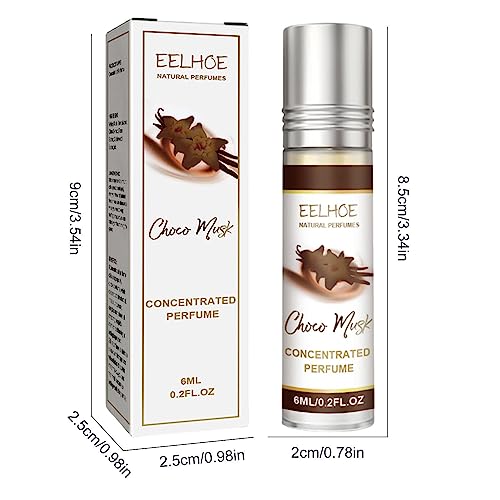 Choco Musk Perfume Oil 6ml Al Rehab Perfume Oil Misk Perfume Fragrance Eau De Parfume For Men, Concentrated Perfume Oil For Lovers,neck,wrist,ear