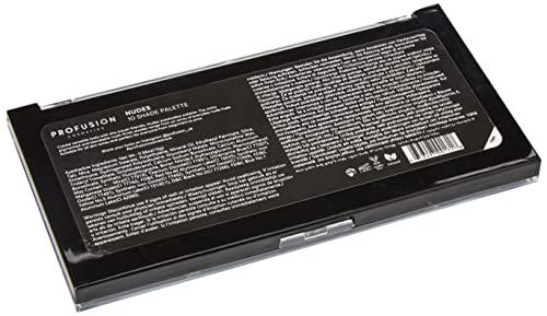 Profusion Cosmetics Nudes 10 Shade Eyeshadow Palette, Multicolour