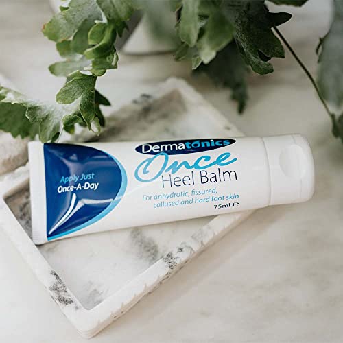 Dermatonics Once Heel Balm | Long-lasting Relief for Rough, Dry, and Callused Heels and Feet | Clinically Proven | Visible Result in 8 Days | 75