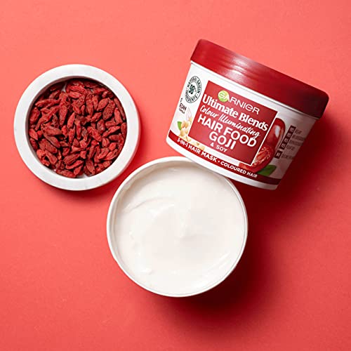 Garnier Ultimate Blends Hair Food Goji 3-in-1 Hair Mask Treatment for Coloured Hair 390ml 3600542341042