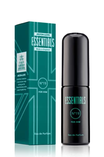 MILTON-LLOYD ESSENTIALS No 12, No 15, No 17 and No 19 Luxury Mens Fragrances, Set of 4 x 50ml Eau de Parfum Men, Mens Aftershave Gift Set, Perfum