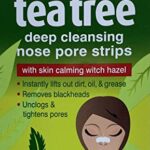 6 x Australian Tea Tree Deep Cleansing Nose Pore Strips | Blackhead Remover Deep Cleansing Pore Strips For Nose | Nose Strips for Blackhead Remov