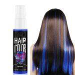 Temporary Hair Dye,Hair Colour Spray,Crazy Blue Hair Spray Temporary, Washable Temporary Hair Colour Instant Styling,Instant Hair Dye for Christm