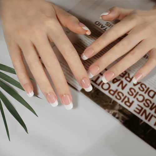 DANNI & TONI 28 Stickers Semi Cured Nail Wraps Soft Self-Adhesive Gel Nail Stickers(Happy-Go-Lucky),Salon-Quality Gel Nail Polish Strips, French