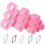 xnicx 28pcs Hair Rollers with Clips,Hair Curlers no Heat includes 18pcs Hair Rollers with 10Pcs Clips Velcro Rollers for Hair Jumbo Large Medium