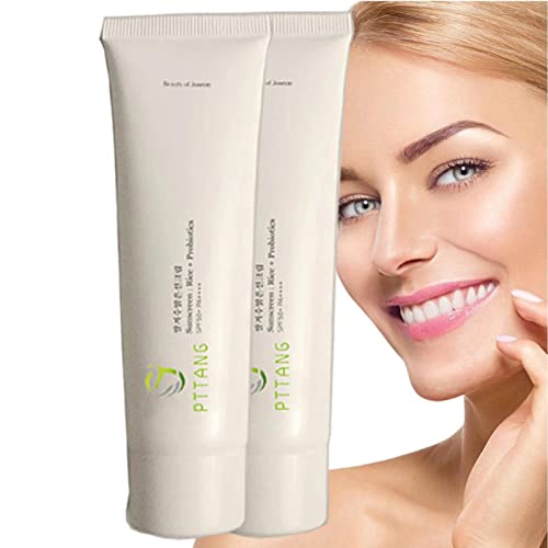 Sunscreen Spf 50 - Rice Probiotic Invisible Spf 50 Broad Spectrum Face Sunscreen | Water Resistant Sheer Touch Moisturizing UVA/UVB Sunscreen Lot