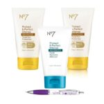 No7 Protect & Perfect Intense Advance Facial Suncare SPF 15 and SPF50+ with Facial Recovery Aftersun Bundle | Complete Sun Protection and 24 Hour