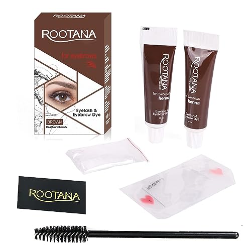 Lash Tint Black Kit - 2 in 1 Eyelash & Eyebrow Dye Set - Volume Lashes and Full Brows Last Up to 4 weeks - Suitable for Home Use with All Tools (