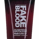 Fake Blood Gel 50ml by Fright Fest Red Fake Blood – SFX makeup looks great with face blood, liquid latex