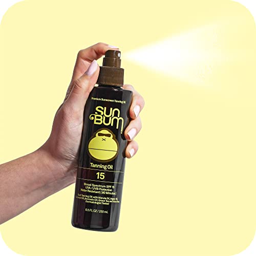 Sun Bum Original SPF 30 Suncream Lotion, Broad Spectrum Moisturizing Sunscreen, 177ml & Sun Bum SPF 15 Moisturizing Browning Oil, Broad Spectrum