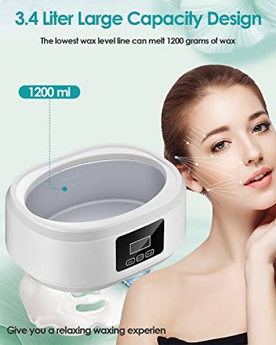 GJCrafts Paraffin Wax Bath for Hands And Feet, Removes Rough And Dry Skin, Promotes Blood Circulation, Parrafin Wax Heater for Skin Treatment, 3P