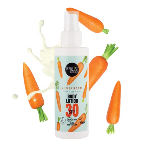 Organic Shop Sunscreen Body Lotion 30 SPF (150ml)