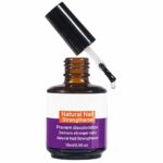 Nail Polish Strengthener - Nail Strengthening Treatment for Damaged Nails, Clear Nail Varnish Polish with Vitamin E for Nail Growth, For Stronger