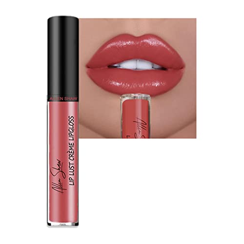 Plumping Lip Gloss,High Shine Lip Gloss,Nude Lip Gloss Lifter Gloss,Waterproof Lipstick,Lightweight Lip Gloss,Long-Lasting, Waterproof,Non Stick