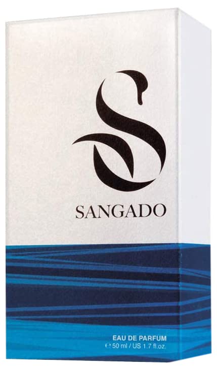 SANGADO The Man in Black Perfume for Men, 8-10 hours long-Lasting, Luxury smelling, Oriental Spicy, Fine French Essences, Extra-Concentrated (Eau