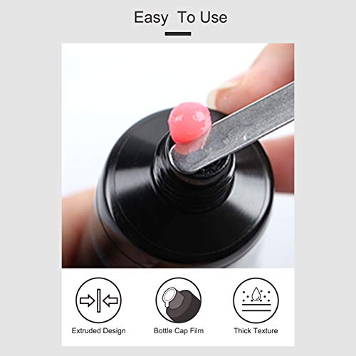 Anself Extension Nail Gel Kit with Lamp- Nails Extension UV Gel Set 3 Colors Quick Nail Extension Builder Gel, 100PCS Acrylic Nail Tip, Nail Buil