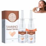 HYOIIO 2pcs Tanning Nasal Spray, Sunless Tanning Mist, Summer Color Sunless Self Tanning Mist for All Skin Tones