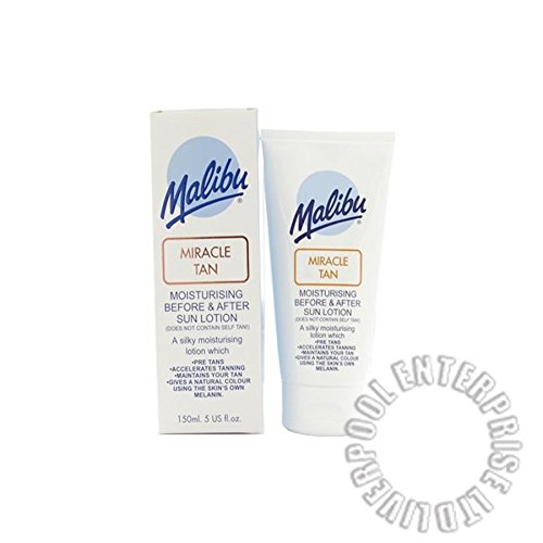 MALIBU LOTION MEDIUM TO HIGH PROTECTION WITH MIRACLE TAN BEFORE &AFTER (MIRACLE TAN BEFORE & AFTER SUN LOTION)