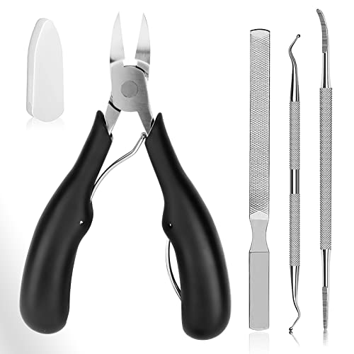 Ingrown Toenail Correction Patch Ingrown Toenail Sticker Patch 50PCS Nail Correction Sticker with 4PCS Nail Correction Tool,Glue-Free Toenail Cor