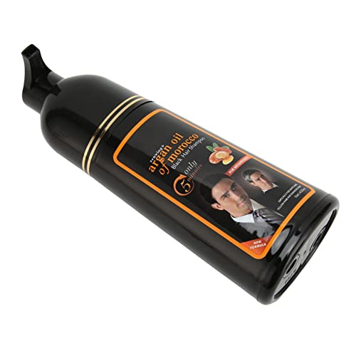 Black Hair Shampoo, 500ml Coconut Ginger Shampoo Fast Black Hair Hair Dye Coloring Nourishing Shampoo(500ml)
