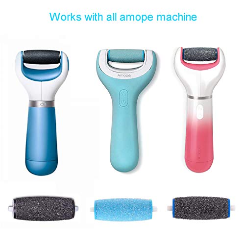 8Pcs Replacement Rollers Heads Refills, Extra Rough Hard Skin Remover Accessories