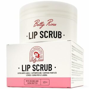 𝗪𝗜𝗡𝗡𝗘? 𝟮𝟬𝟮𝟯* Lip Scrub, Lip Exfoliator and Moisturizer for Lightening and Brightening Lips, Made with Pure Beeswax with Vitamin C and E for Hydra