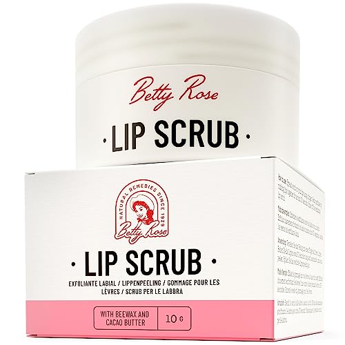 𝗪𝗜𝗡𝗡𝗘? 𝟮𝟬𝟮𝟯* Lip Scrub, Lip Exfoliator and Moisturizer for Lightening and Brightening Lips, Made with Pure Beeswax with Vitamin C and E for Hydra