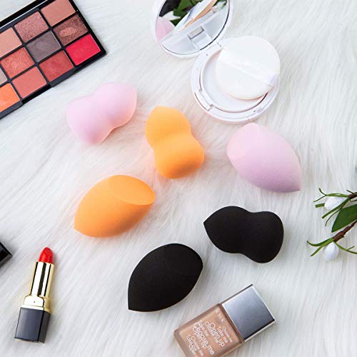 Makeup Sponge 6pcs Makeup Blending Sponge Makeup Blender Foundation Sponge Concealer Sponge Applicator Sponges