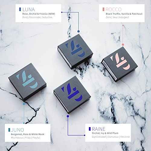 Solid Perfume For Women (8 gm) Luxurious Fragrance Of JUNO - Bergamot, Rose & White Musk, Alcohol Free & Paraben Free, Refillable Travel Pocket P