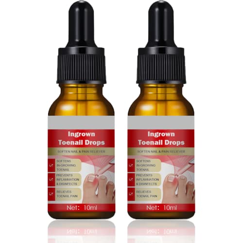 Ingrown Toenail Treatment Drop- Ingrown Toenail Treatment- Cuticle Care Oils for Ingrown Toenails - Trimming Toenail Softening Drops Natural Ingr