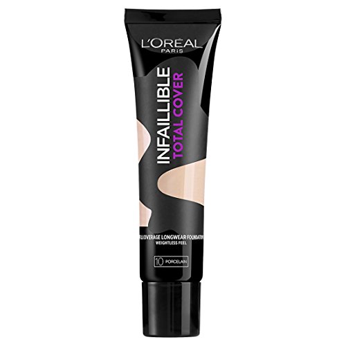 L'Oréal Infallible Total Cover Foundation, 32 Amber, 35 g