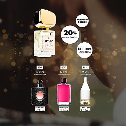Chnoca Perfume for Women in Gift Box, Jasmine and Amber Seductive Womens Fragrance, Luxurious and Attractive Perfume Extract (15 ML)
