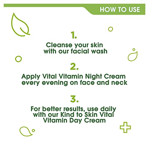 Simple Kind to Skin Vital Vitamin Night Cream restores and replenishes skin face moisturiser 50 ml