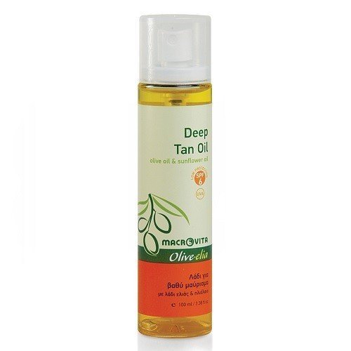 OLIVELIA DEEP TAN OIL SPF6 OLIVE OIL & SUNFLOWER OIL 100 ML.
